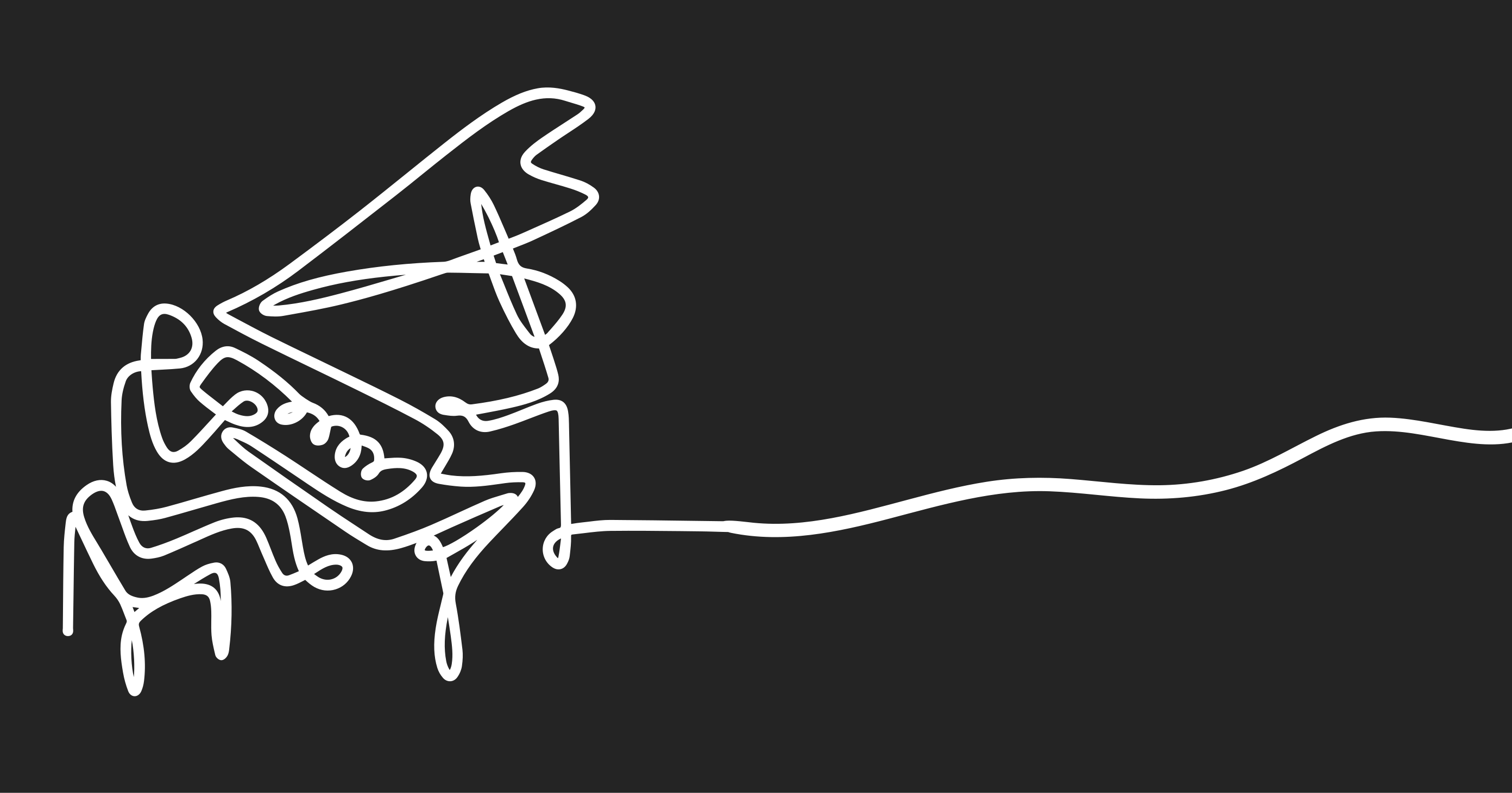 Piyanist hat sanatı şirin tasarım modern halı - TenStickers