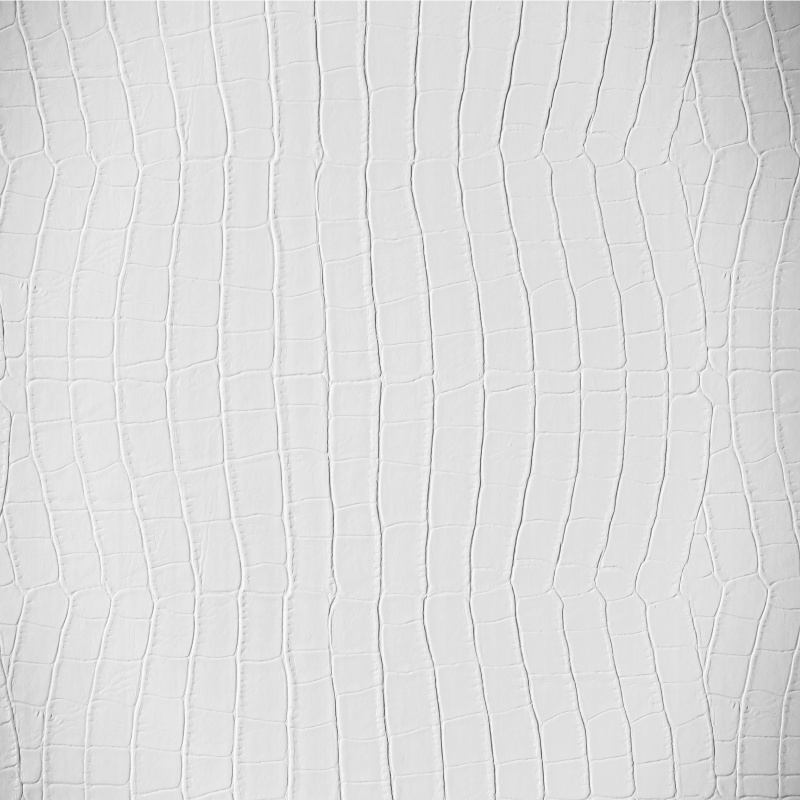 Beyaz deri dokulu kare vinil halı - TenStickers