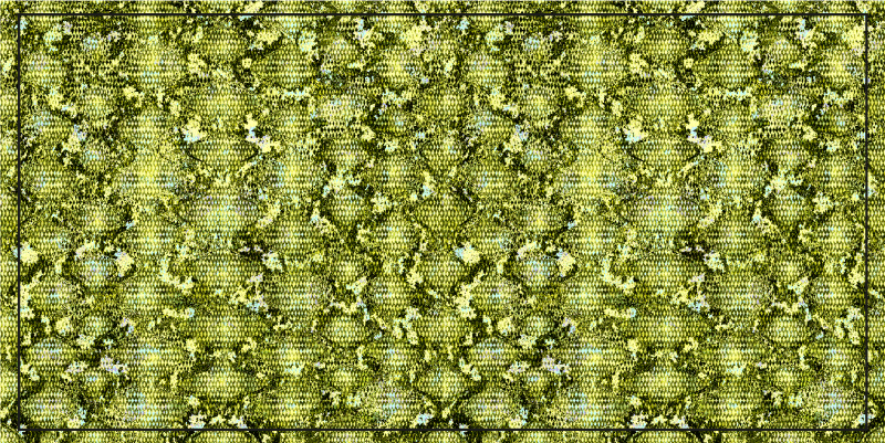 Yeşil yılan derisi dikdörtgen halı - TenStickers