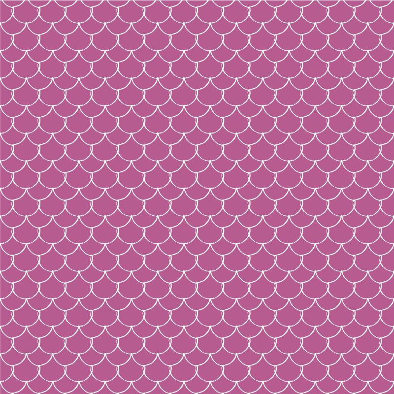 Pembe denizkızı ölçeği doku efektli pvc halı - TenStickers