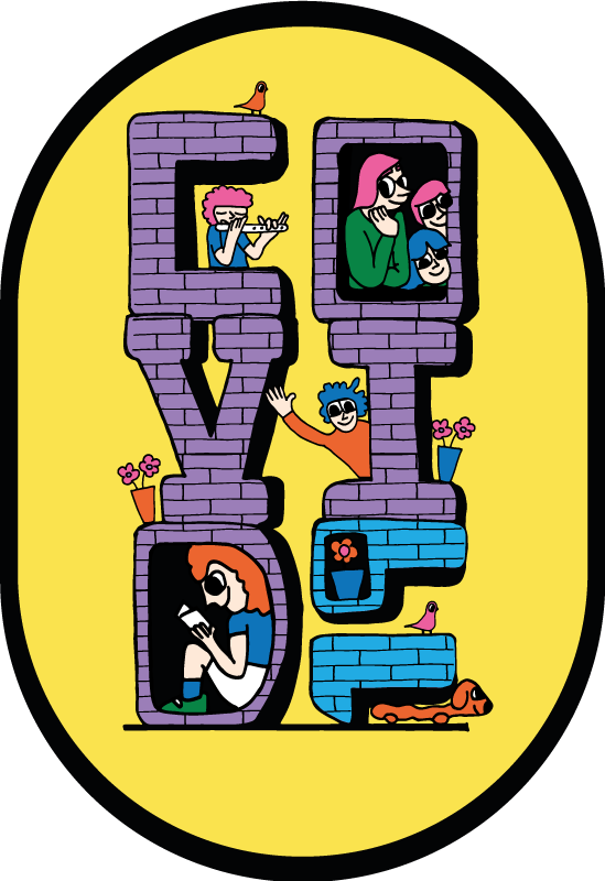 Covid karakterleri evde kalıyor pvc halı - TenStickers