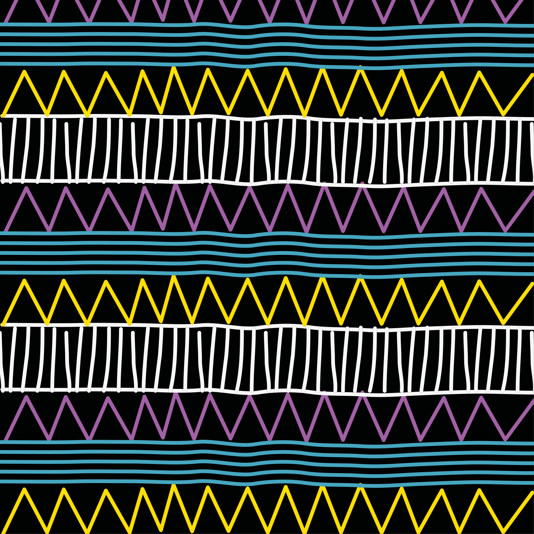 Renkli desen oyunu geometrik pvc halı - TenStickers