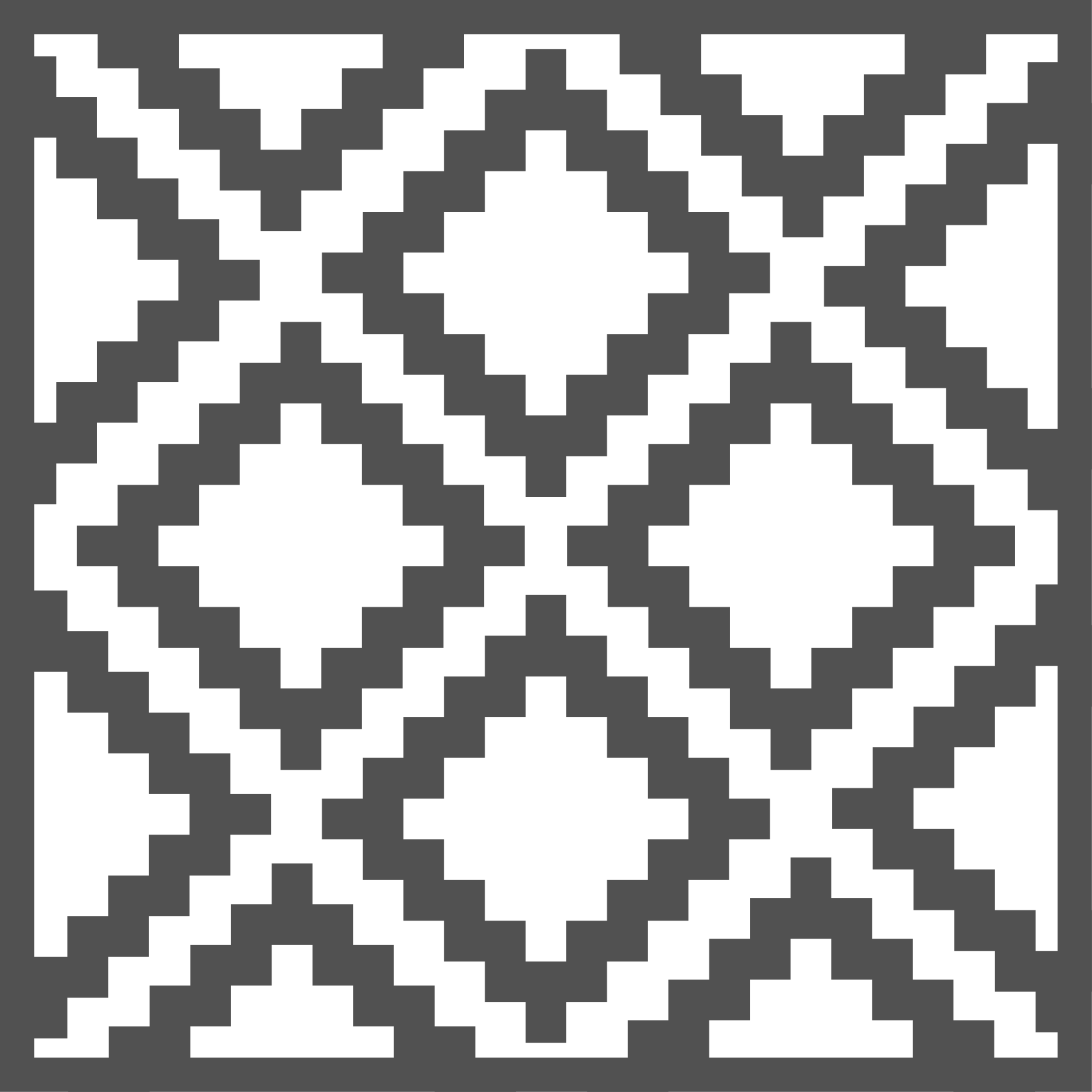 Açık gri nordic geometrik desen etnik kilim - TenStickers
