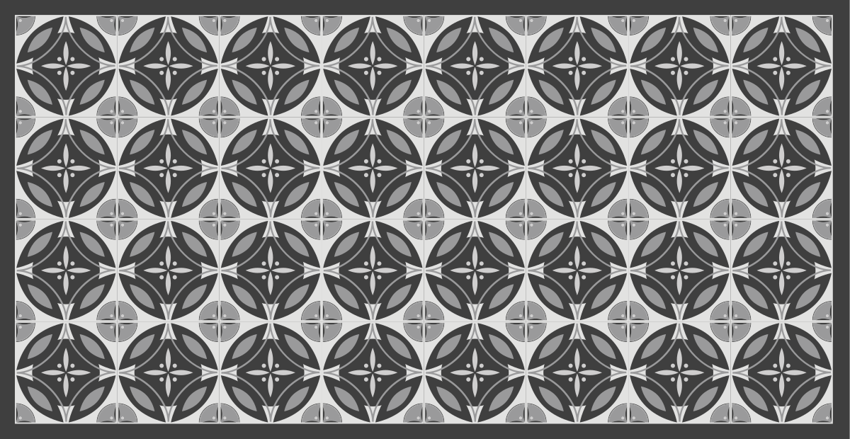 Sofistike monokrom motif Mermer vinil halı - TenStickers