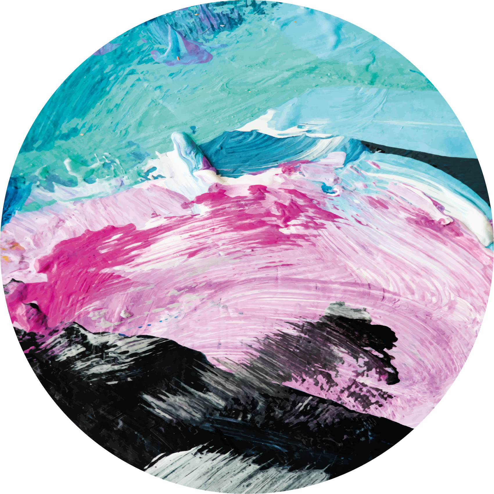 Canlı soyut dönüş doku efektli pvc halı - TenStickers