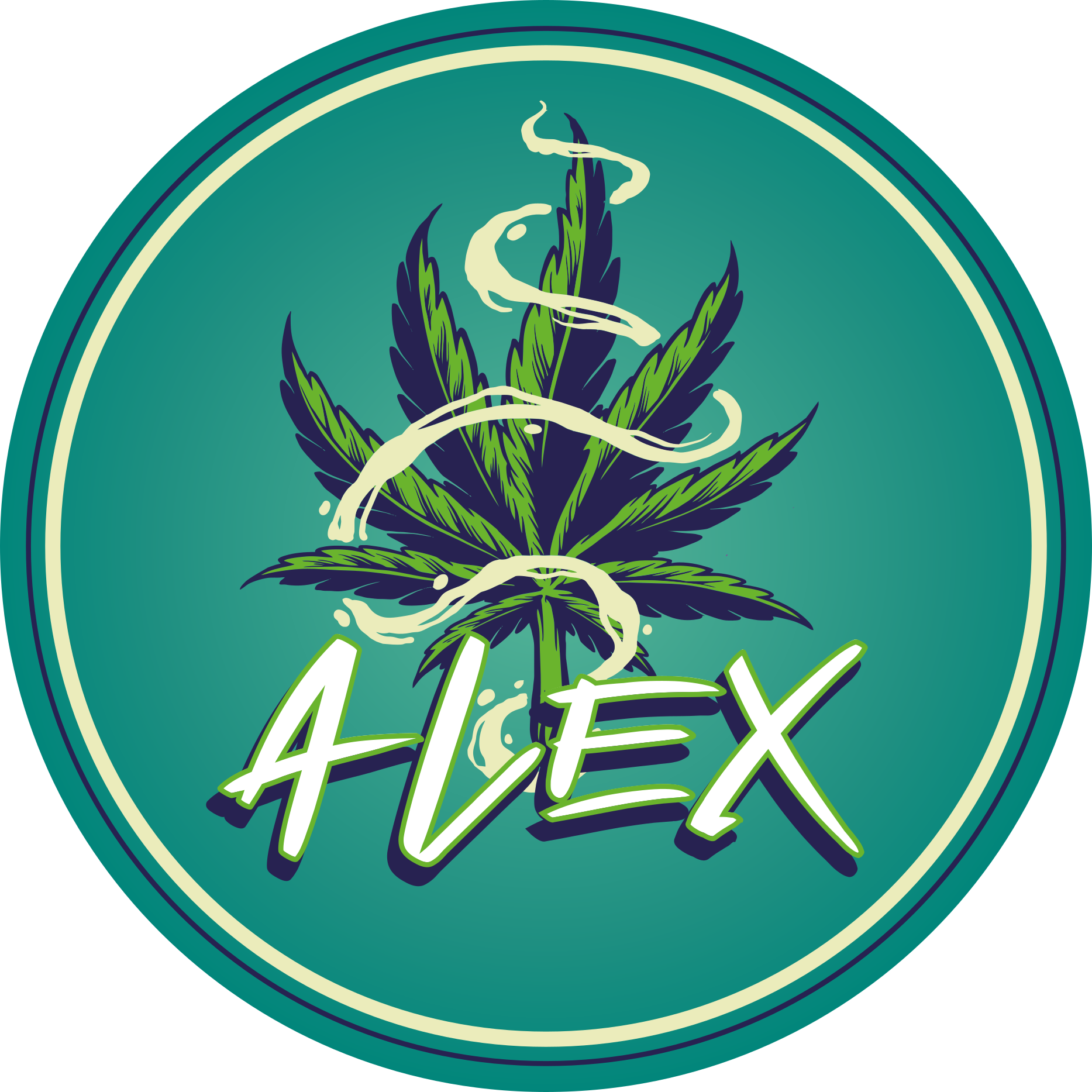 Esrar illüstrasyon grafiti kişiselleştirilmiş mat - TenStickers