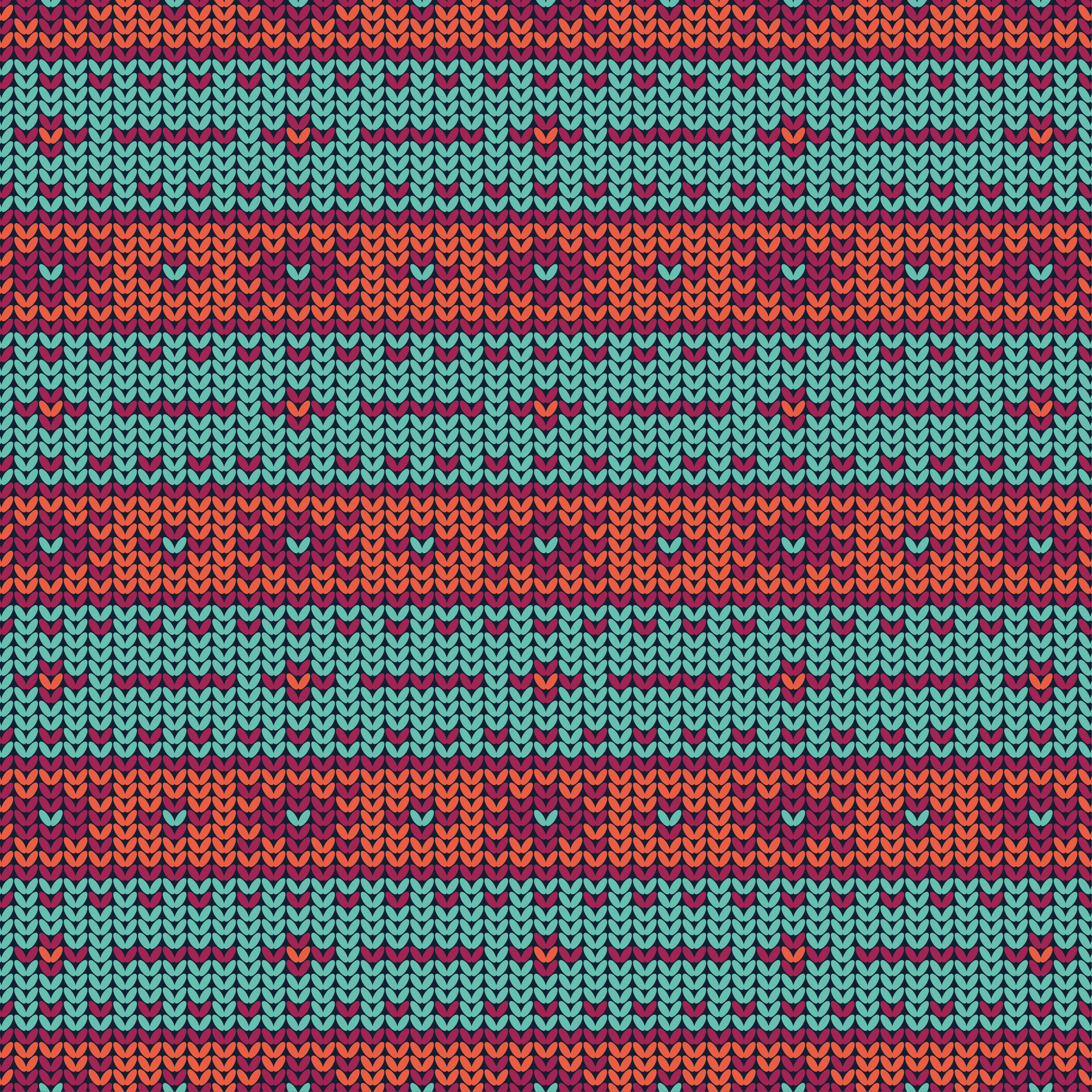 Canlı geometrik motif etnik pvc halı - TenStickers