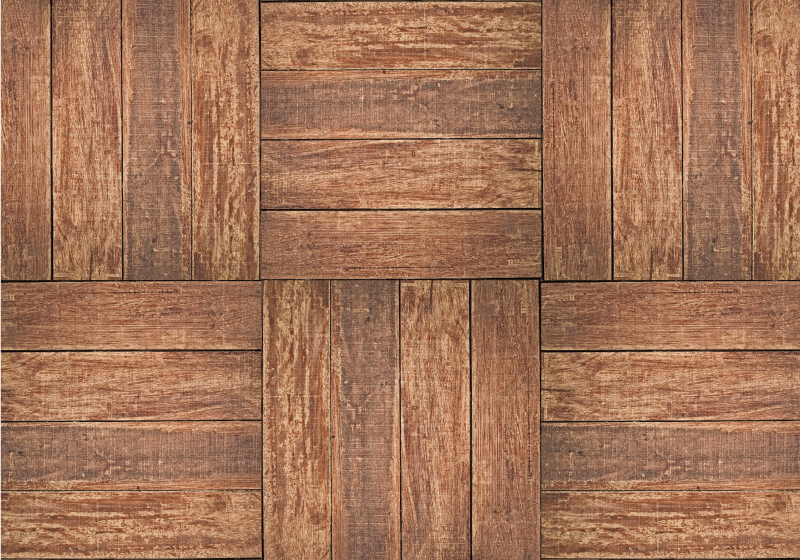 Ahşap etkisi pvc halı kahverengi plank dokusu - TenStickers
