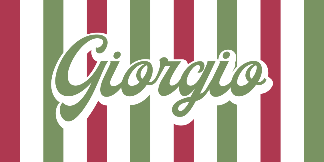 Italyan bayrağı isimlerle pvc halı - TenStickers