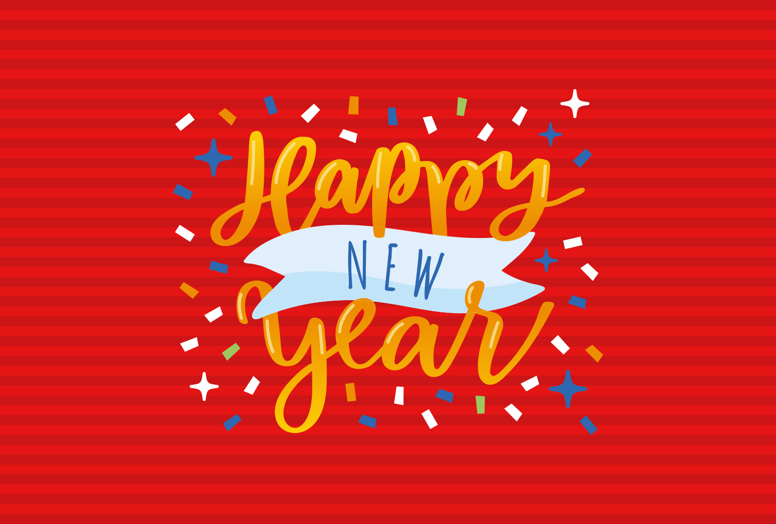 Yeni yıl kutlaması Noel pvc halı - TenStickers