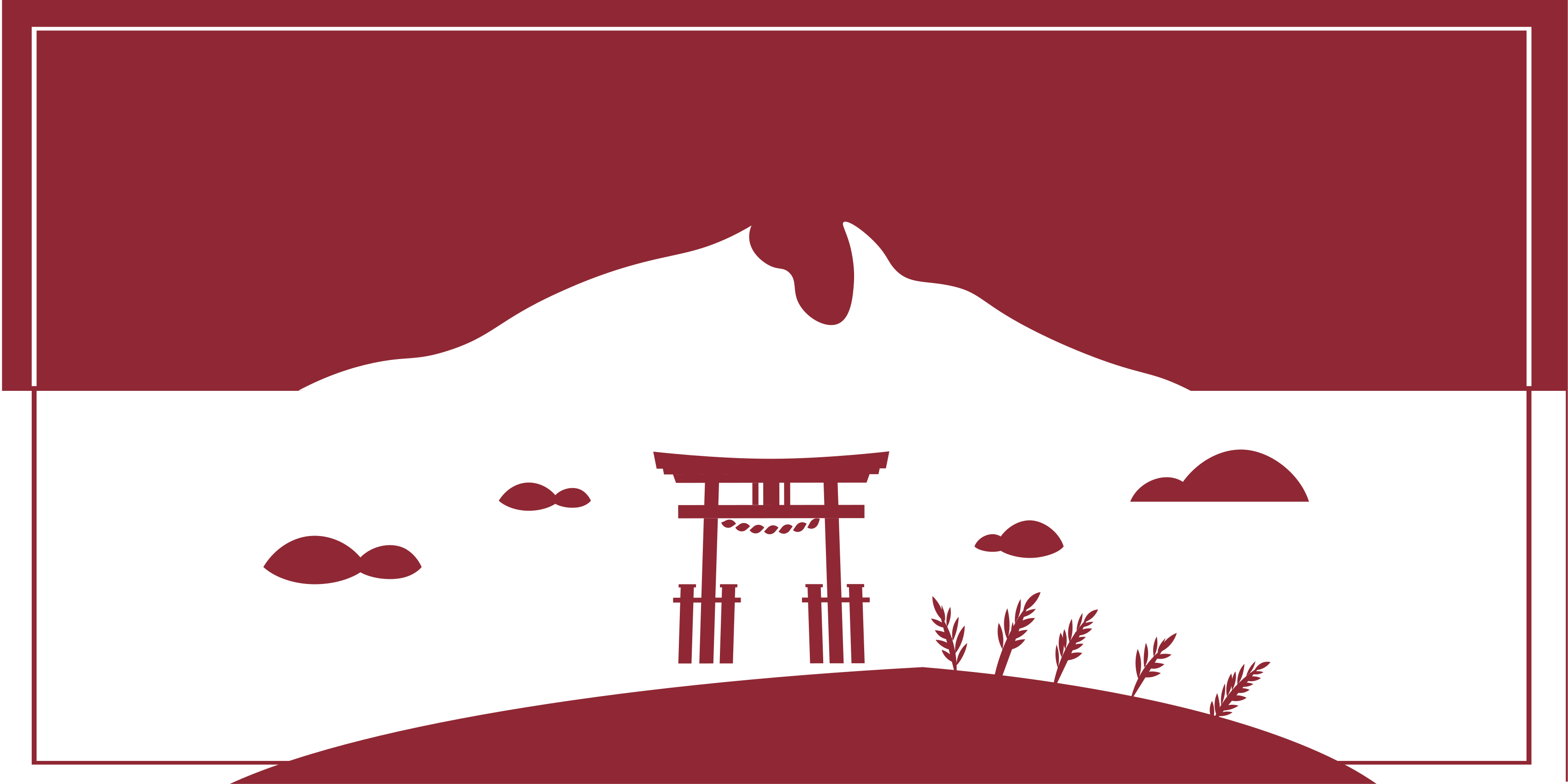 Japon manzarası dünya haritası pvc halı - TenStickers