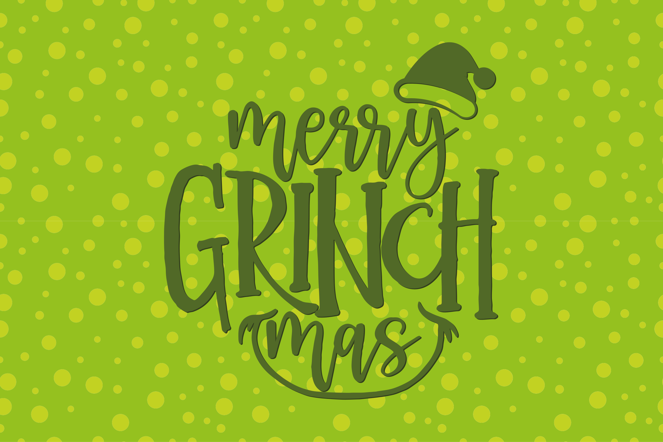 Grinchmas tezahüratı Noel pvc halı - TenStickers