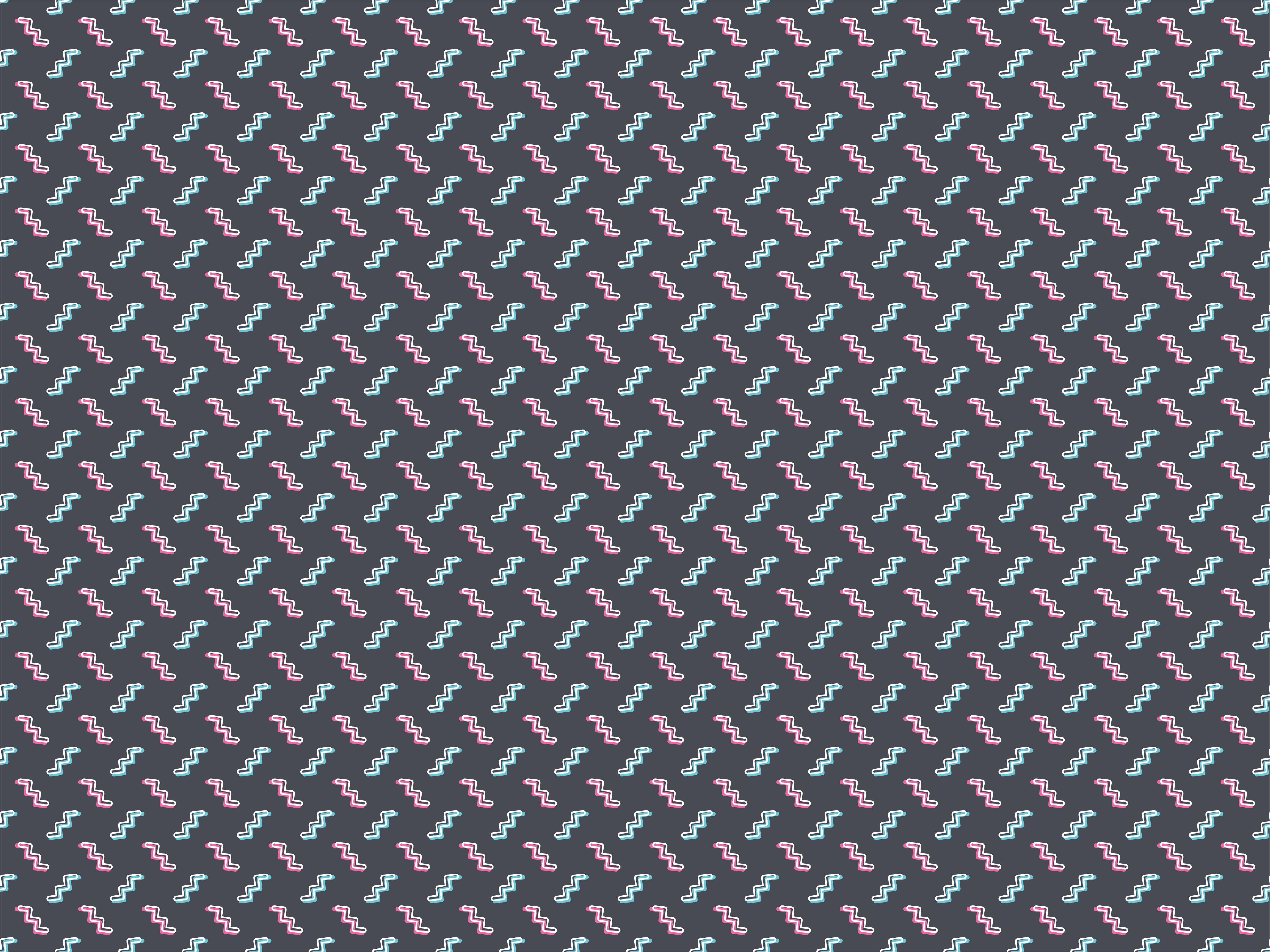 Renkli dalgalı şekiller pvc halı - TenStickers