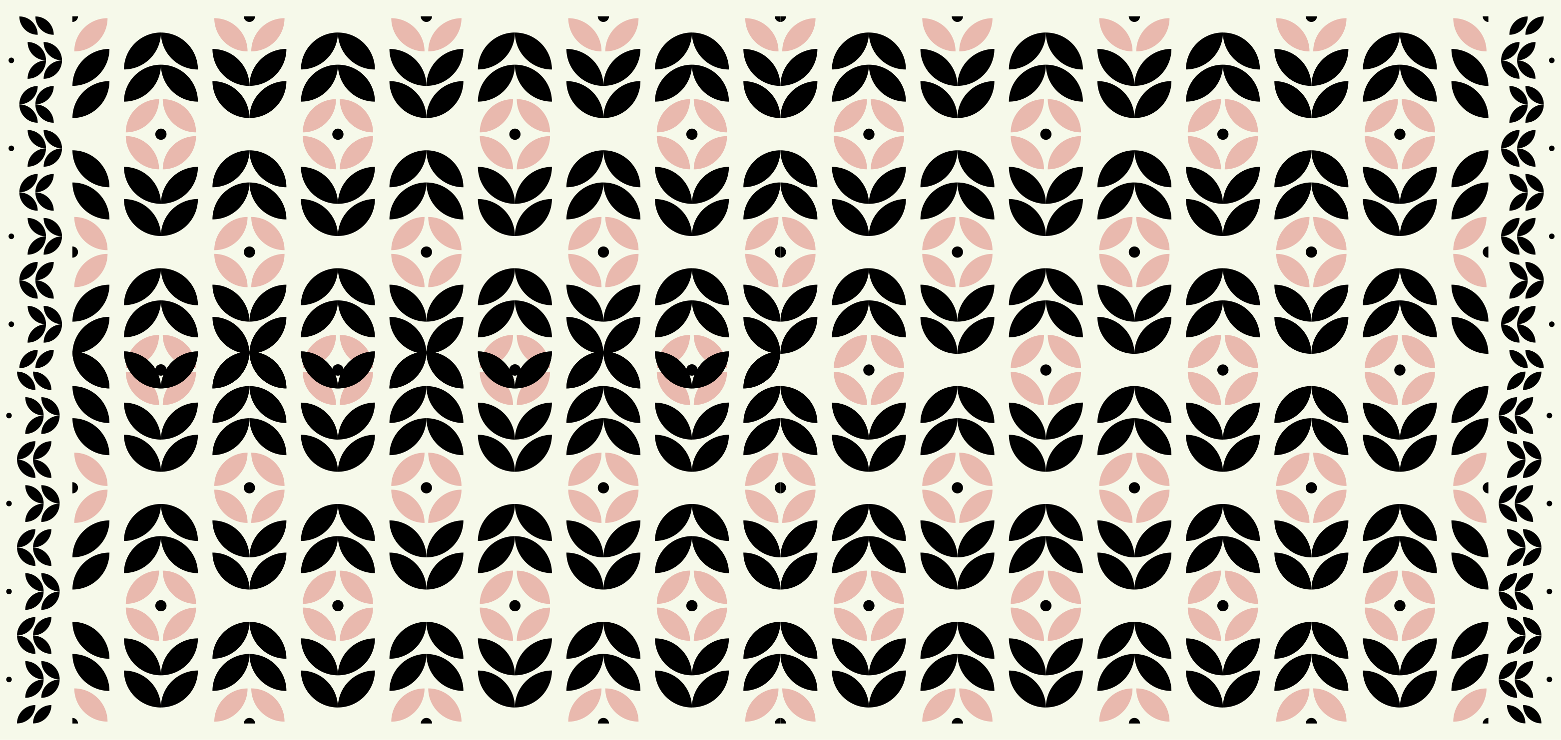 çiçekli geometrik motif modern pvc halı - TenStickers