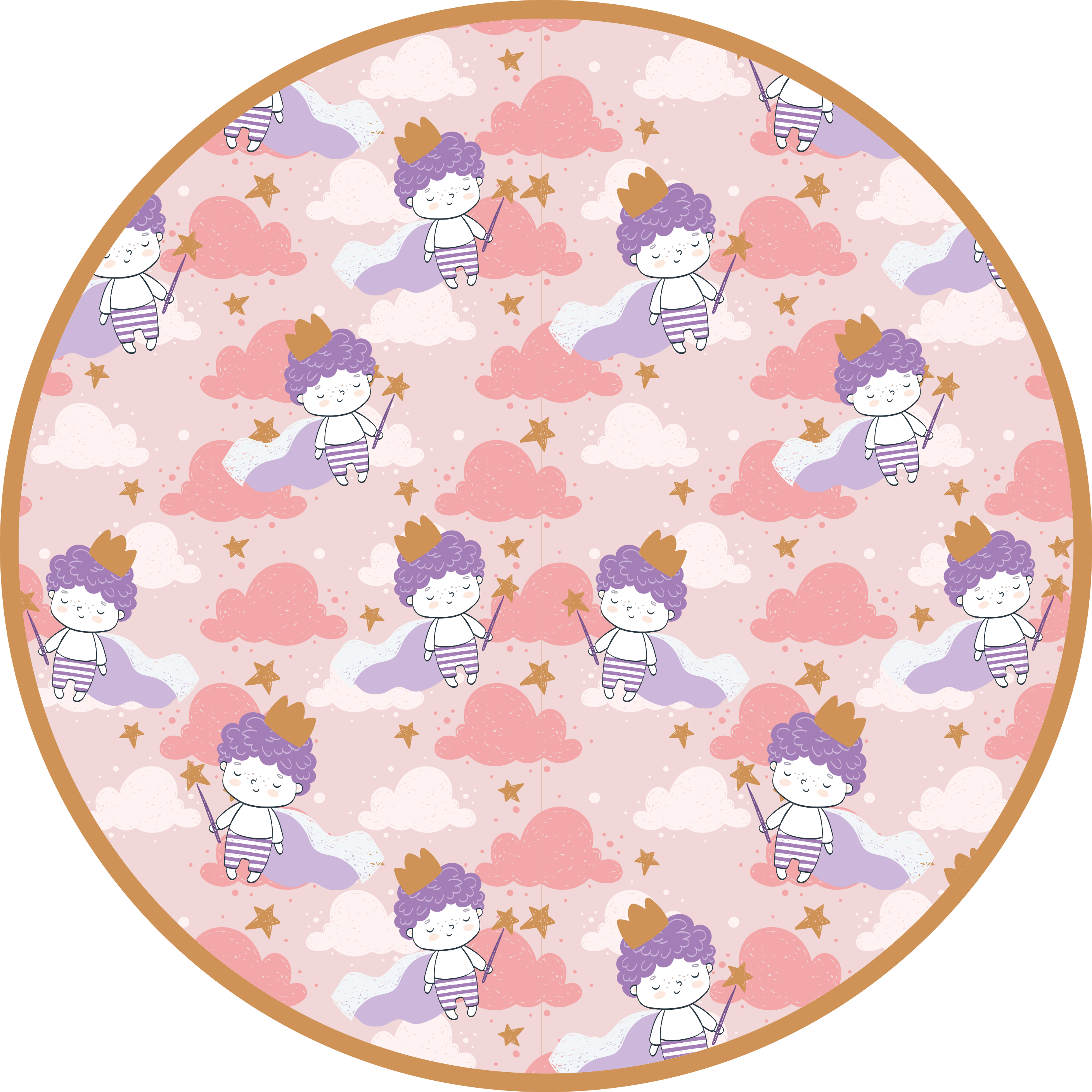 Sihirli bulut krallığı çocukta pvc halı - TenStickers