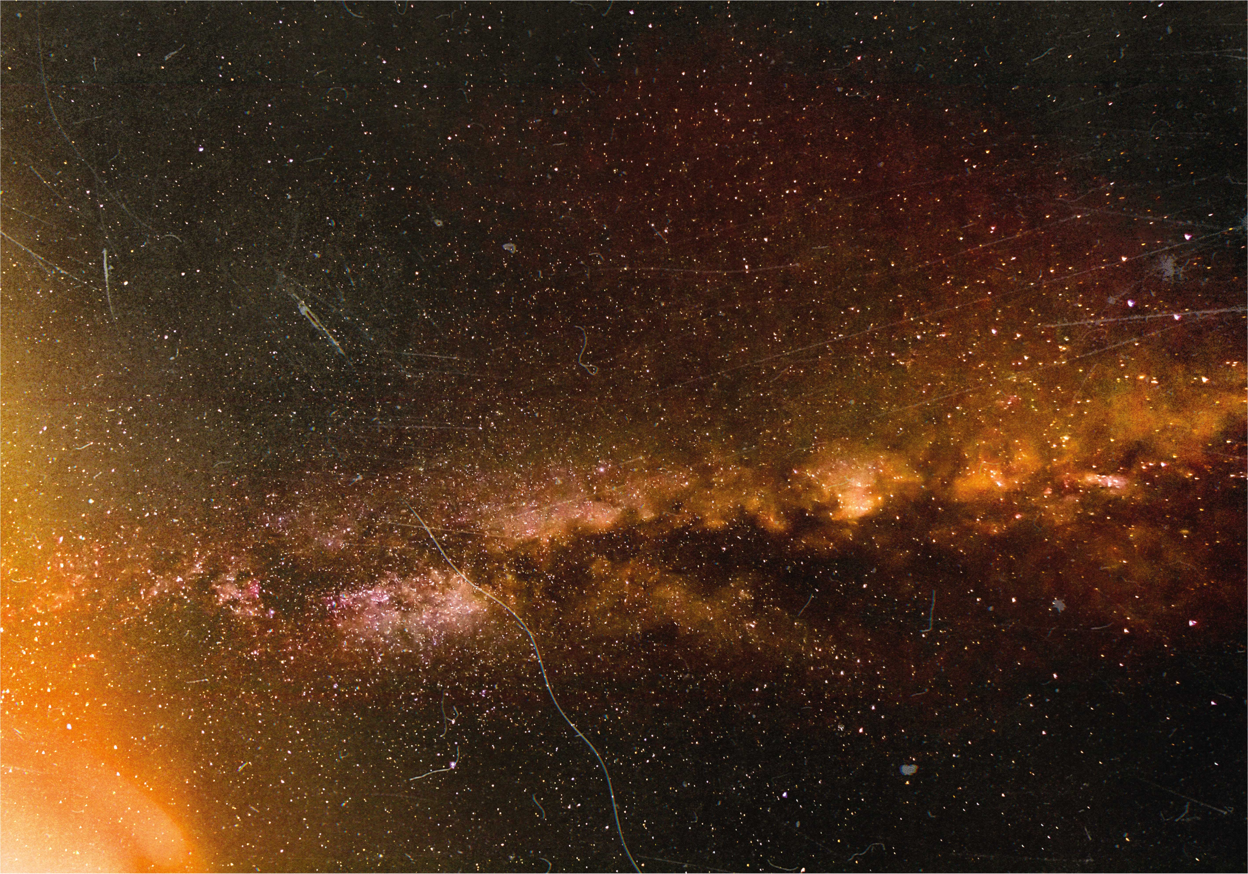 Kozmik galaksi görünümü yıldızlar pvc halı - TenStickers