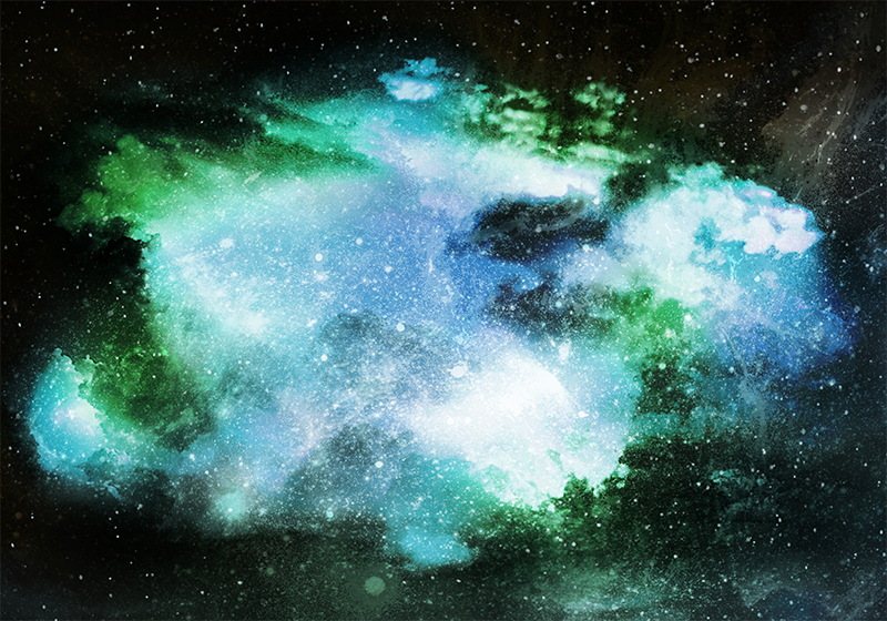 Göksel keşif yıldızlar pvc halı - TenStickers