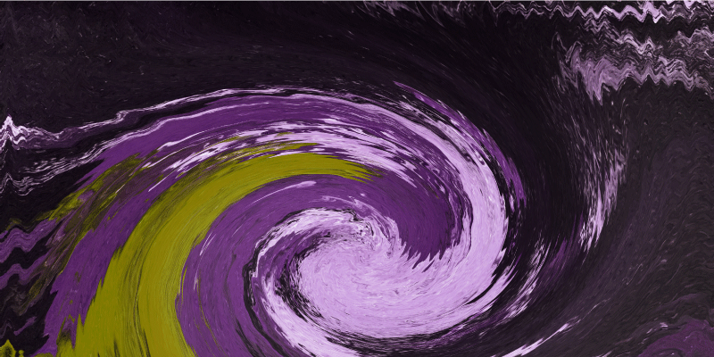 Psychedelic boyalı doku bağbozumu halı - TenStickers