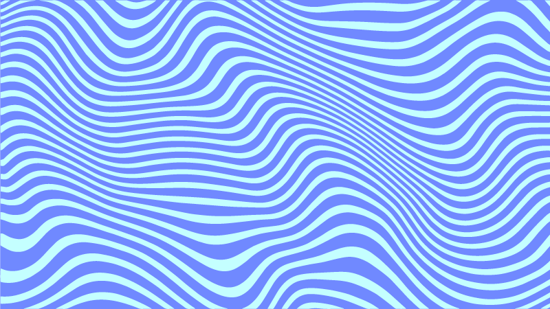 Akan mavi dalgalar geometrik pvc halı - TenStickers