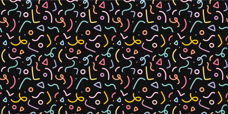 Renkli soyut girdaplar geometrik pvc halı - TenStickers