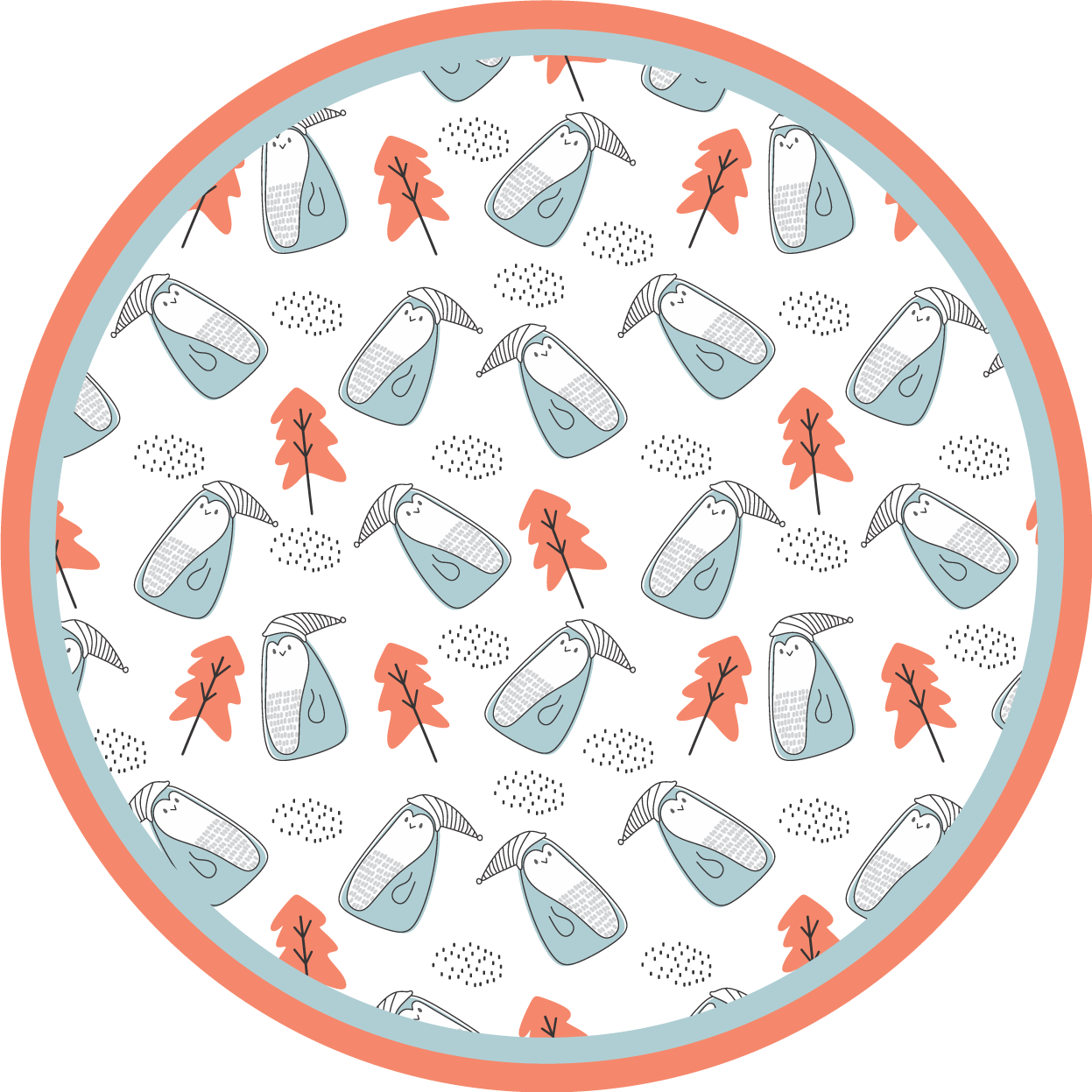 Bebek pvc halı sevimli hayvan deseni - TenStickers