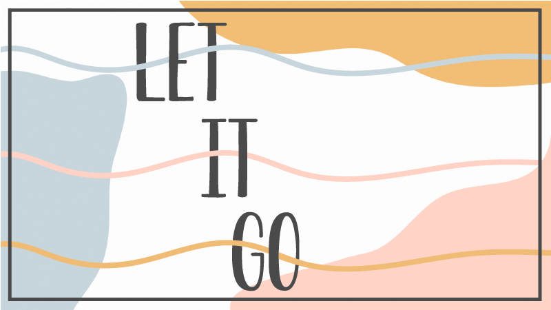 Bırak gitsin cümleleri ile pvc halı - TenStickers