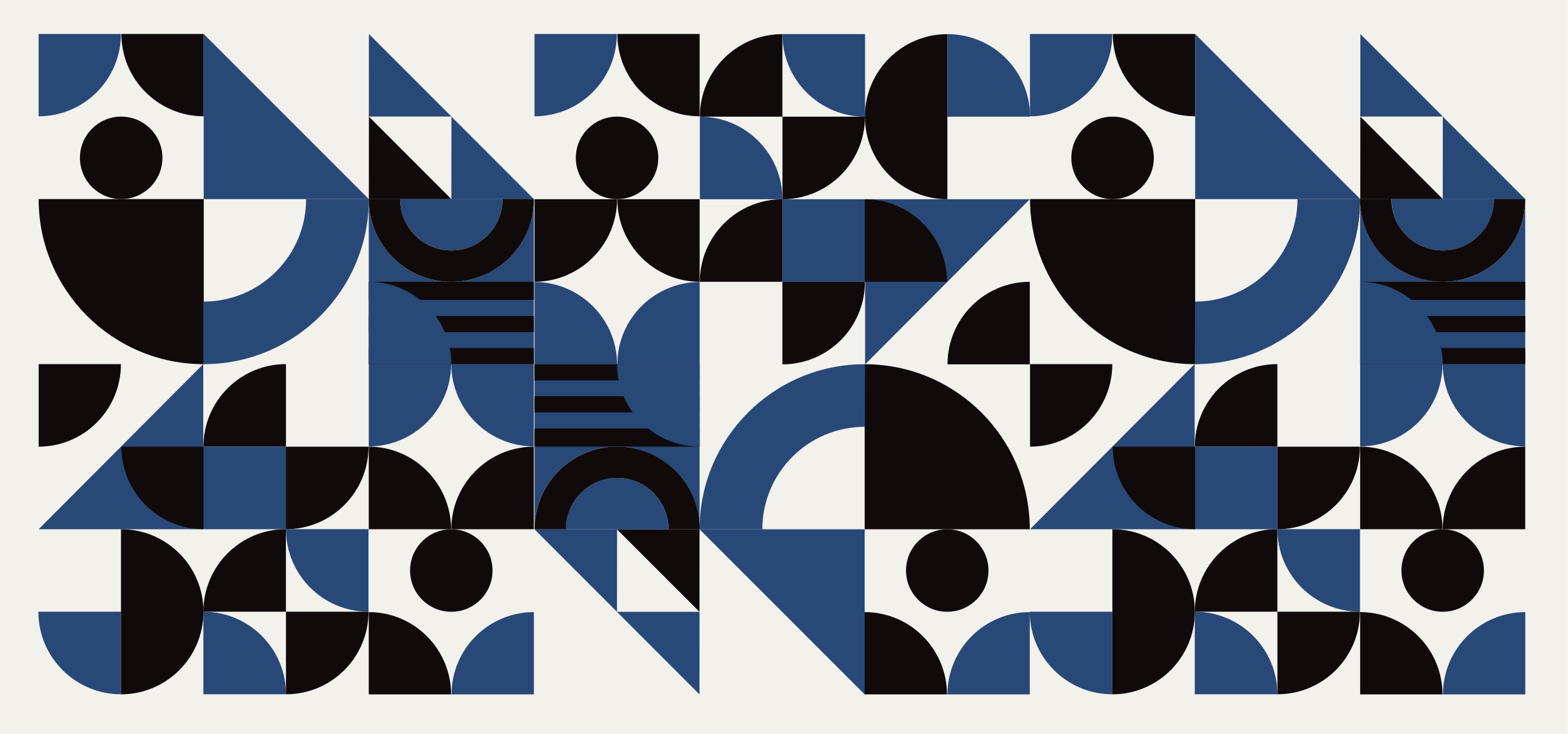 Mavi ve siyah bulmaca kentsel tasarım kilim - TenStickers