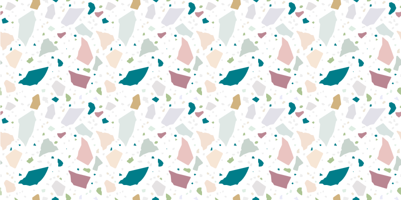 Kavramsal figürler geometrik pvc halı - TenStickers