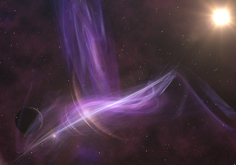 Galaktik rüya manzarası pvc halı - TenStickers