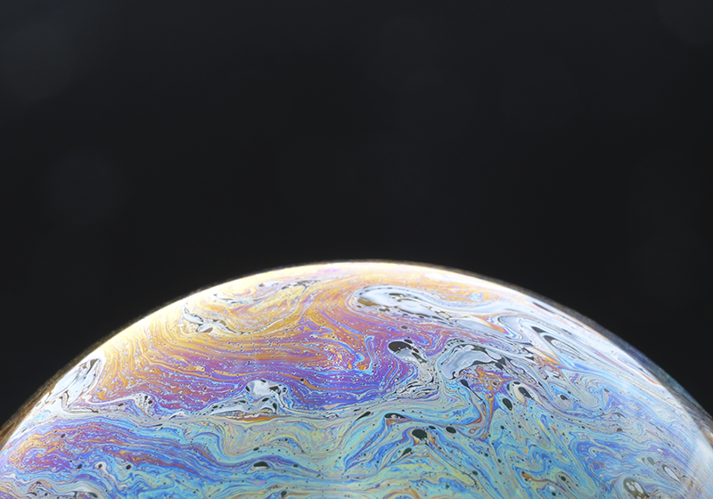 Kozmik renk küresi oturma odası pvc halı - TenStickers