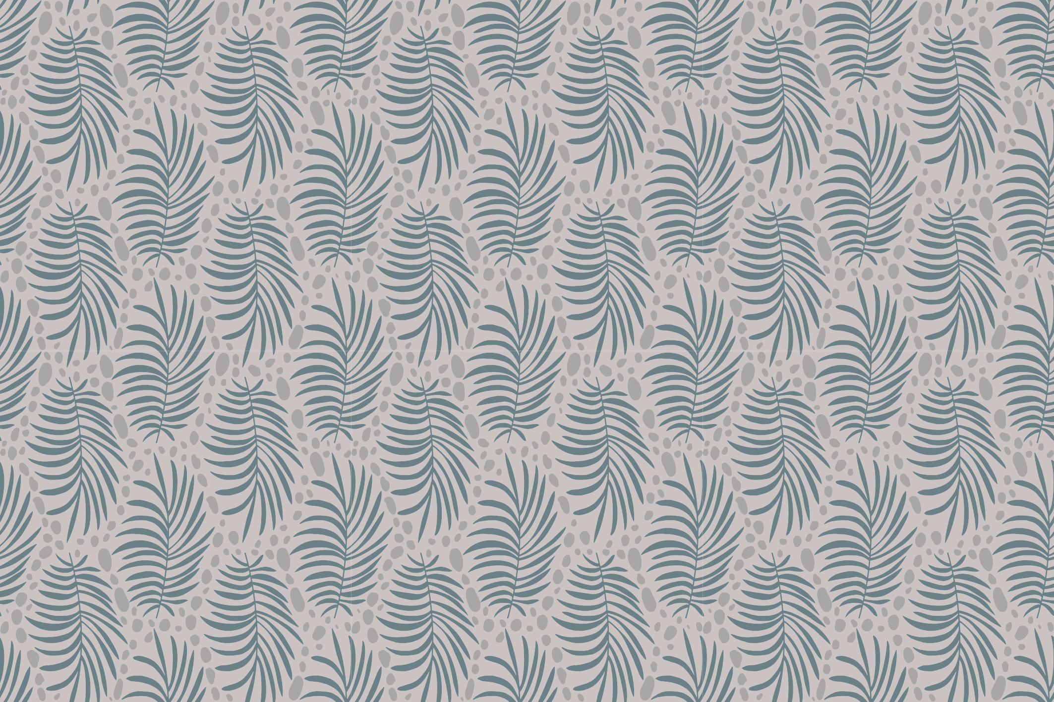 Yapraklı yeşil motif doğa pvc halı - TenStickers