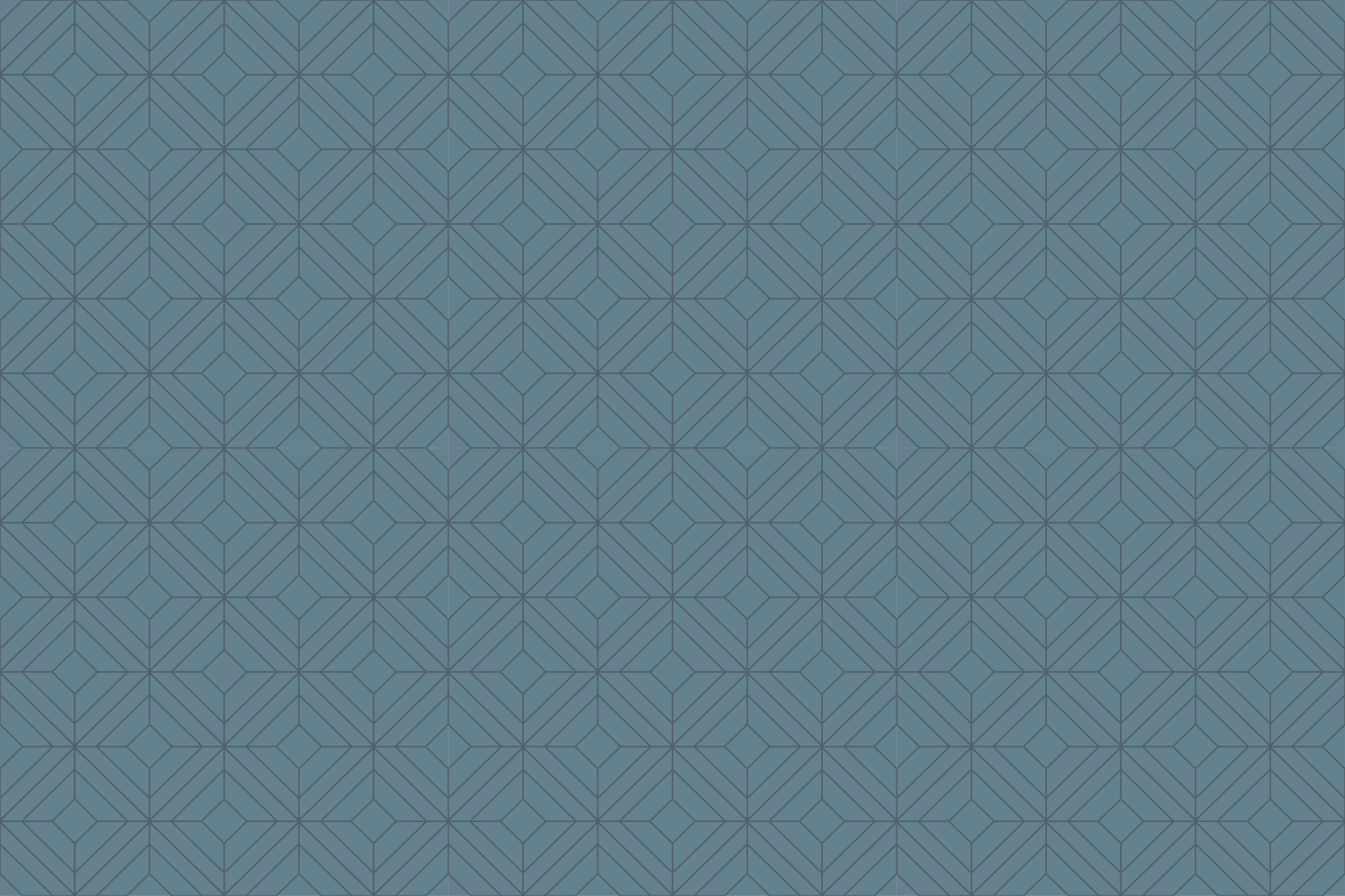 Modern pvc halı geometrik yaprak deseni - TenStickers