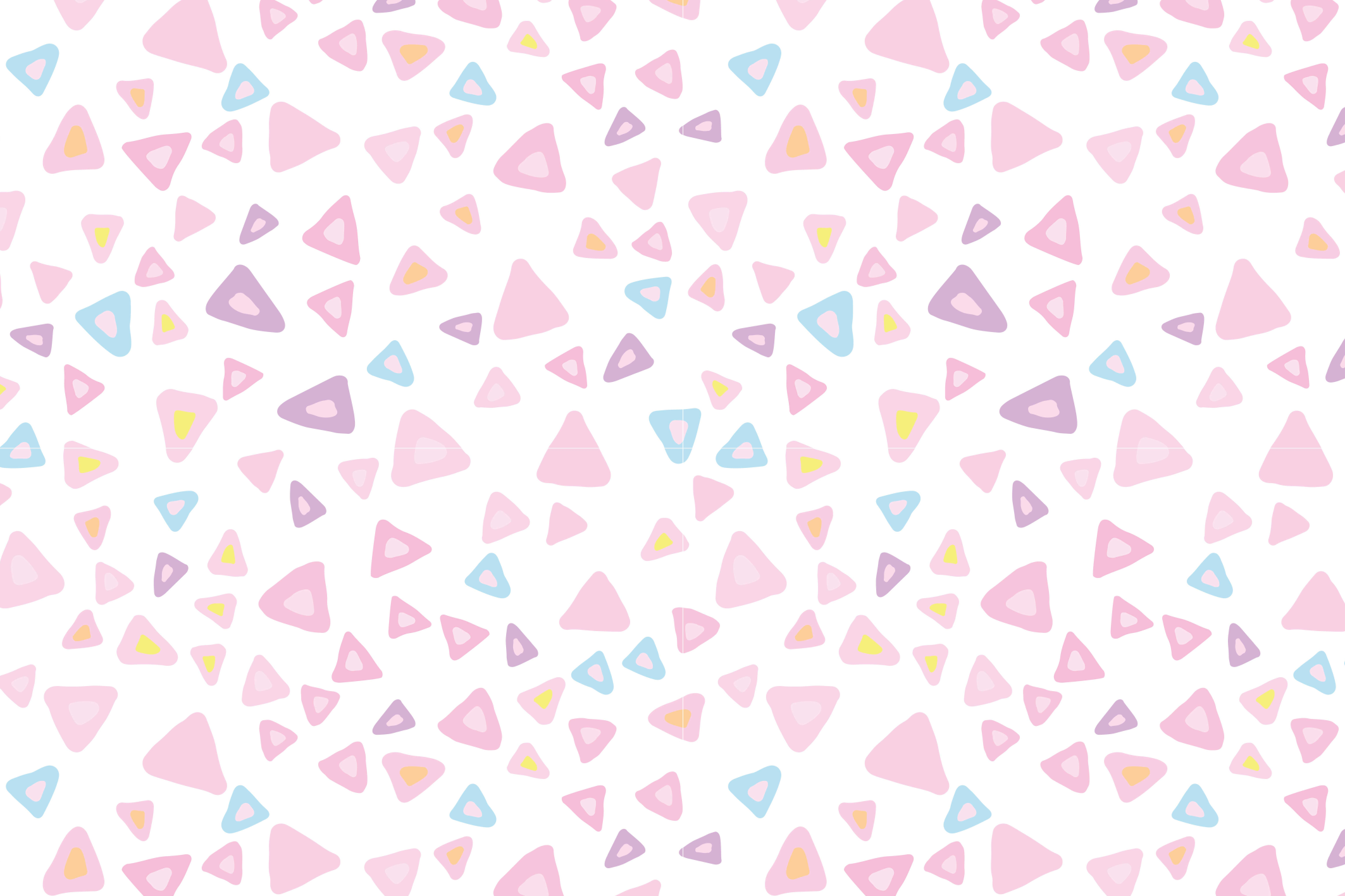 Renkli üçgen elemanlar pvc halı - TenStickers