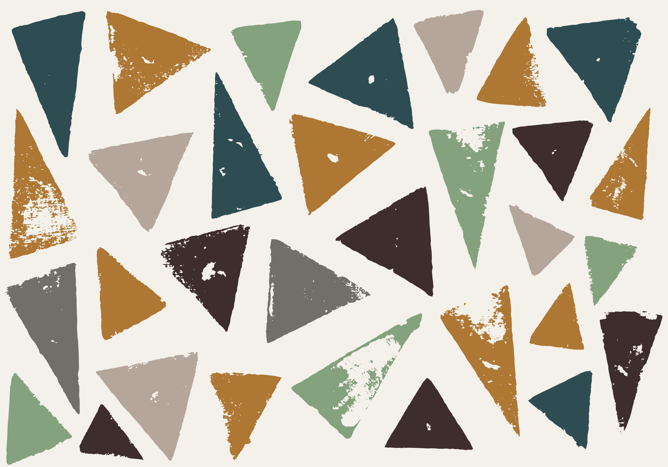 üçgen tasarım "endüstriyel tarz" kilim - TenStickers