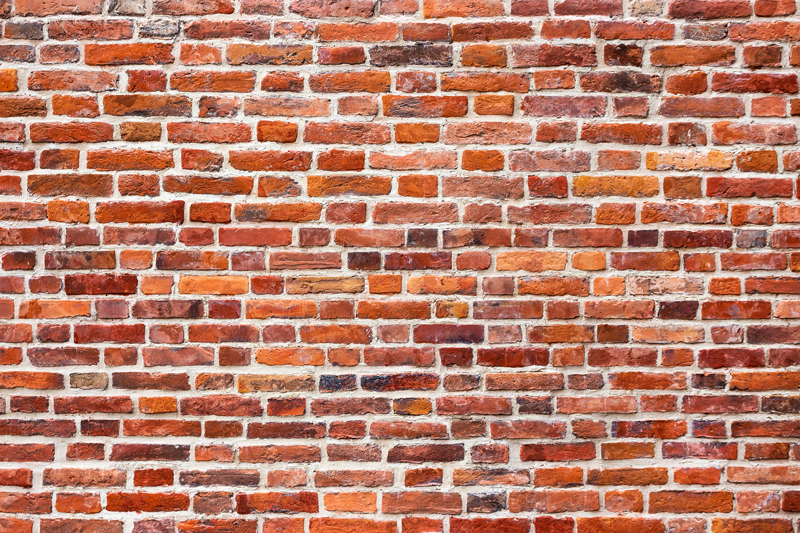 Klasik tuğla "endüstriyel tarz" kilim - TenStickers