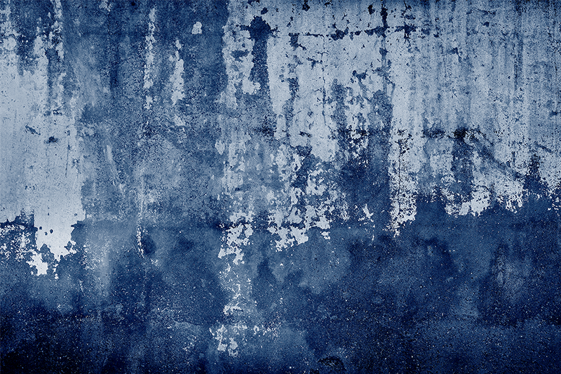 Dramatik mavi doku efektli pvc halı - TenStickers