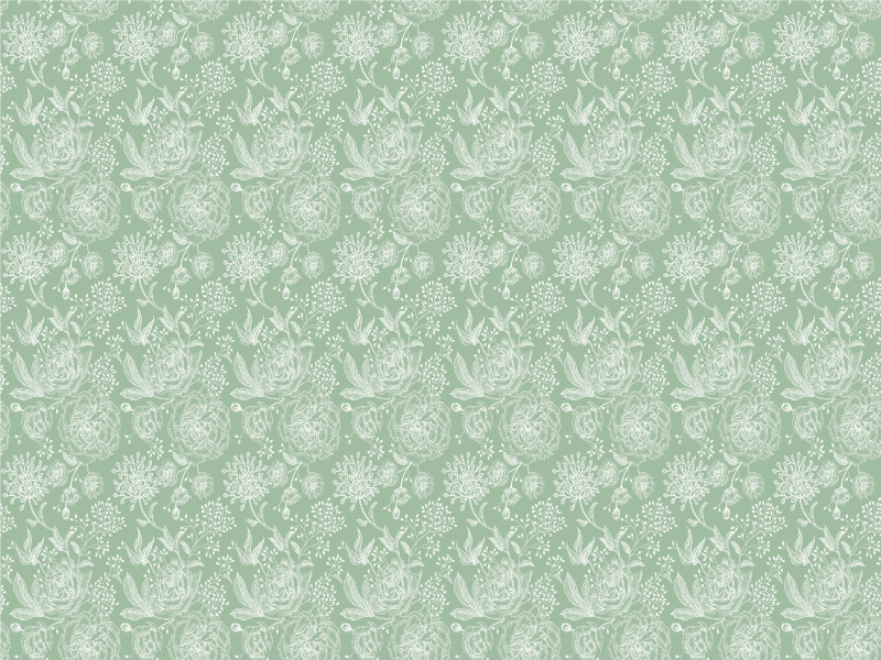 Çiçek Elegans Yüzeyi çiçekler ve bitkiler pvc halı - TenStickers