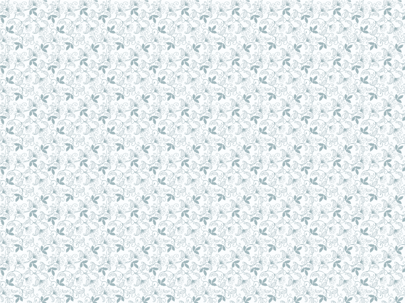 Zarif çiçek desenli çiçekler ve bitkiler pvc halı - TenStickers