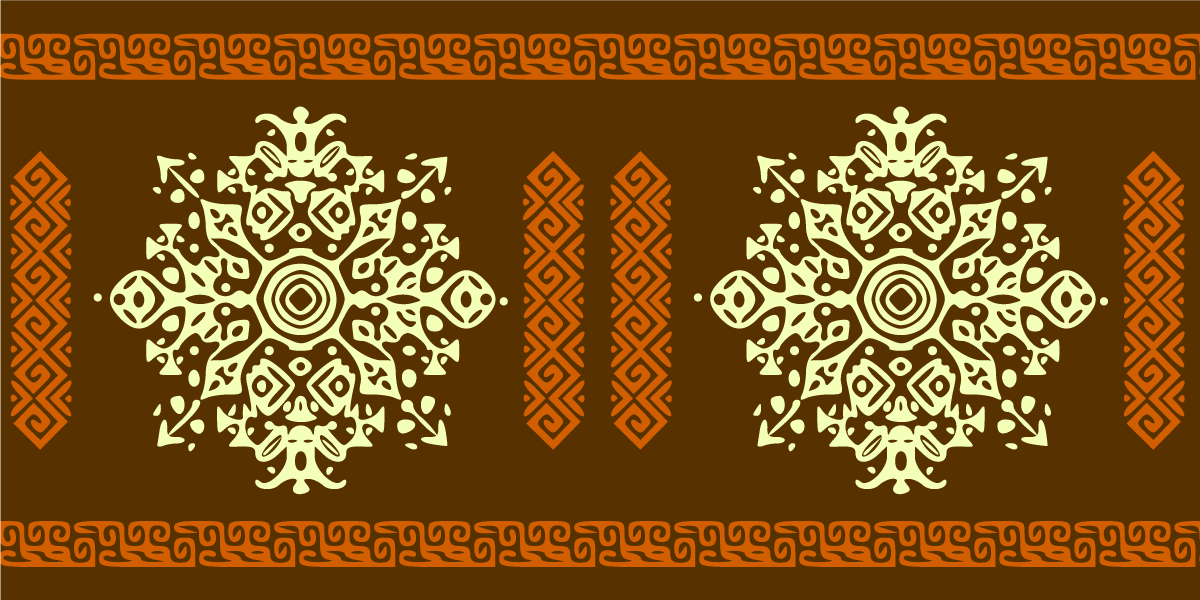 Mandala motif topluluğu mandala pvc halı - TenStickers