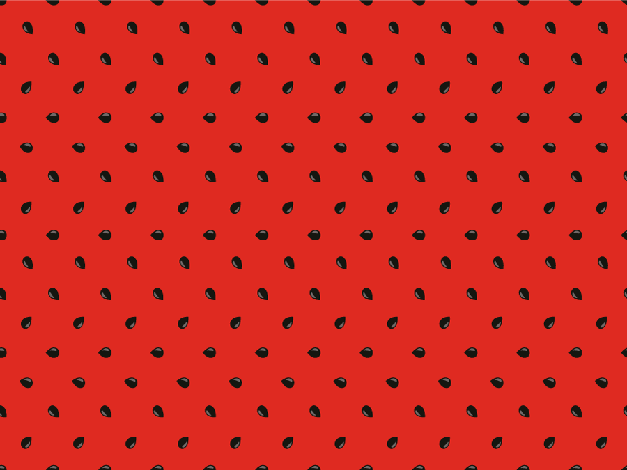 Dikişsiz desen karpuz modern halı - TenStickers