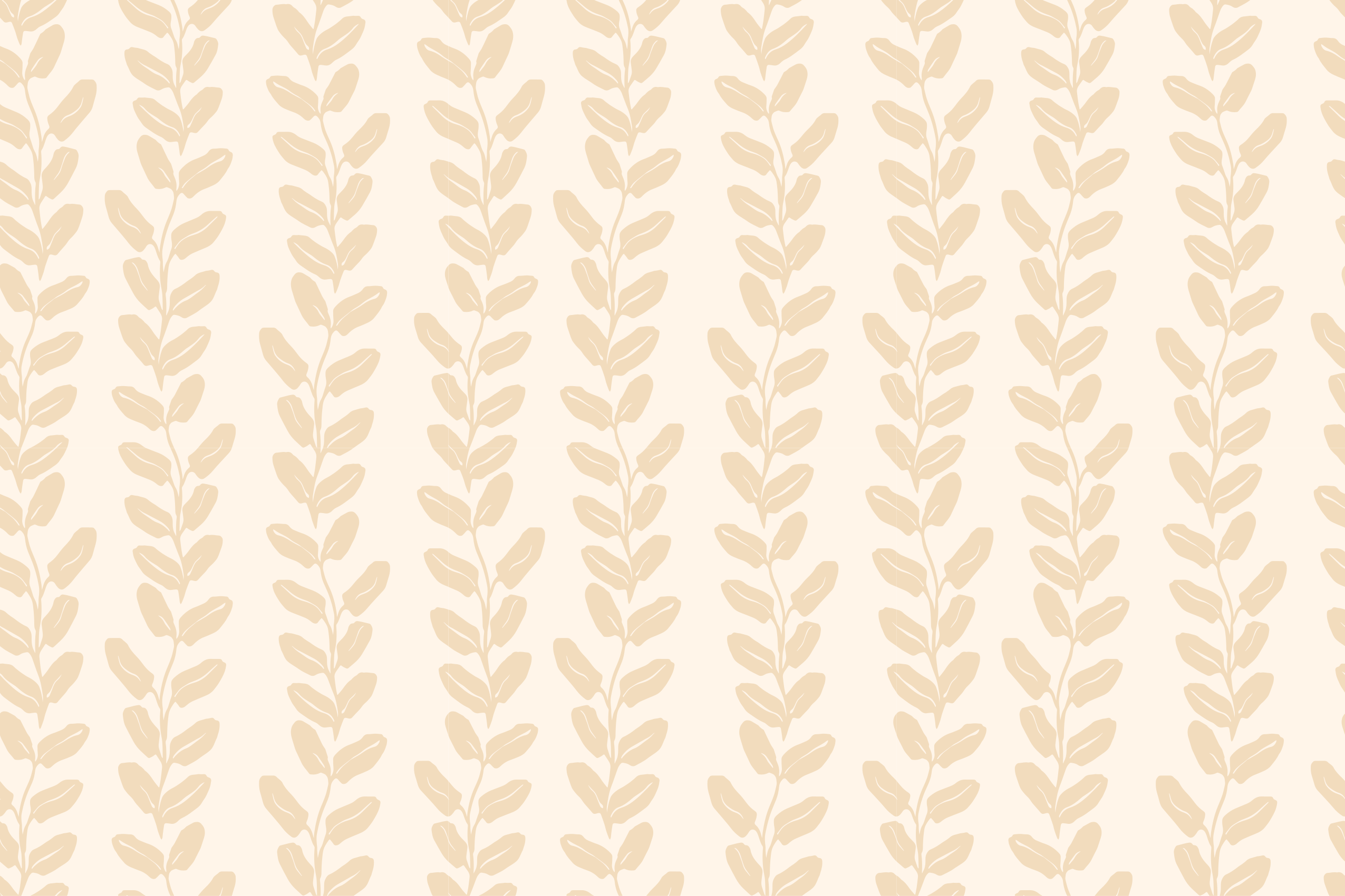 Yaprakları çiçekli vinil halı ile dikey dallar - TenStickers