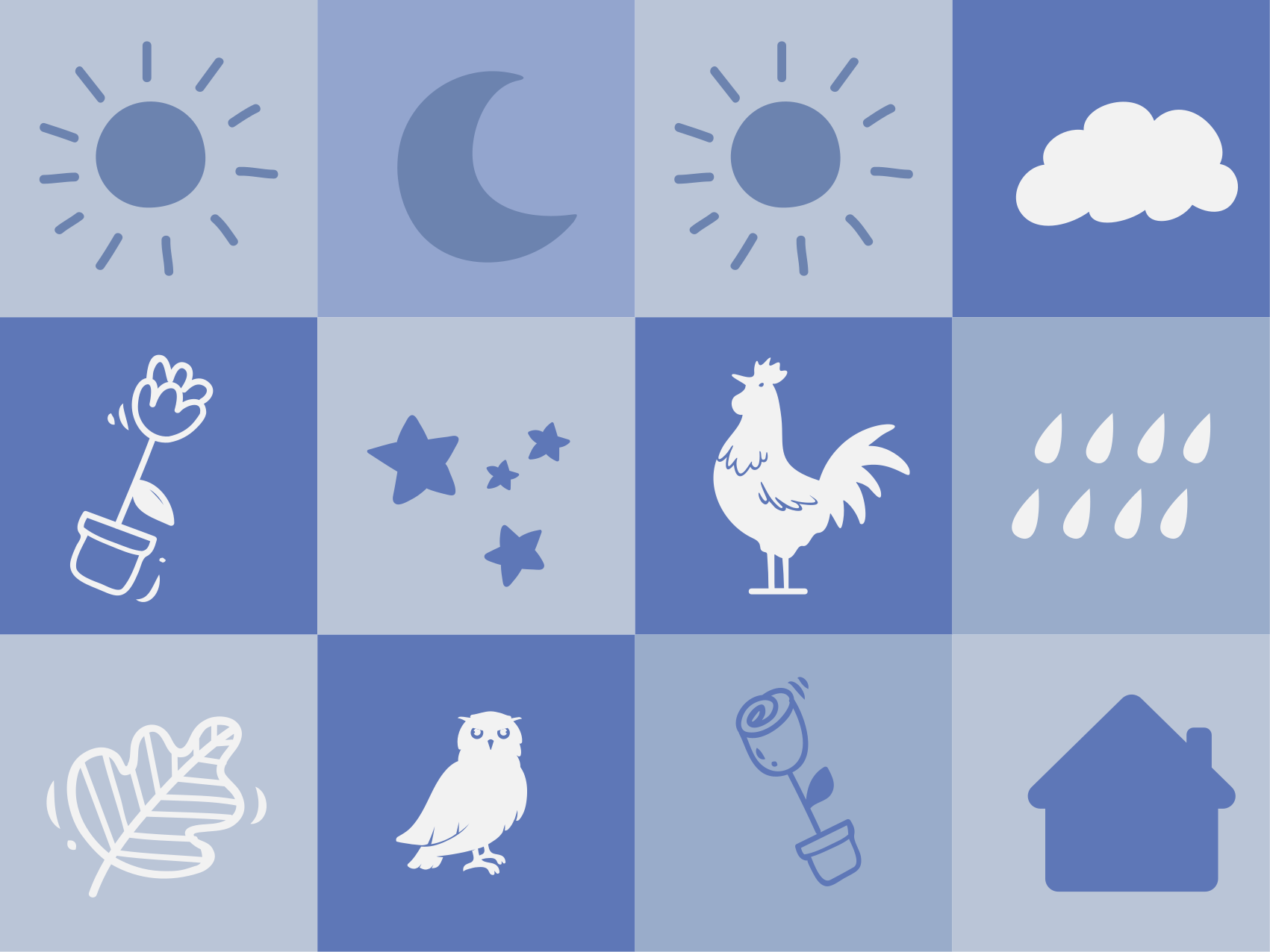 Kreş dama tahtası çocukta pvc halı - TenStickers