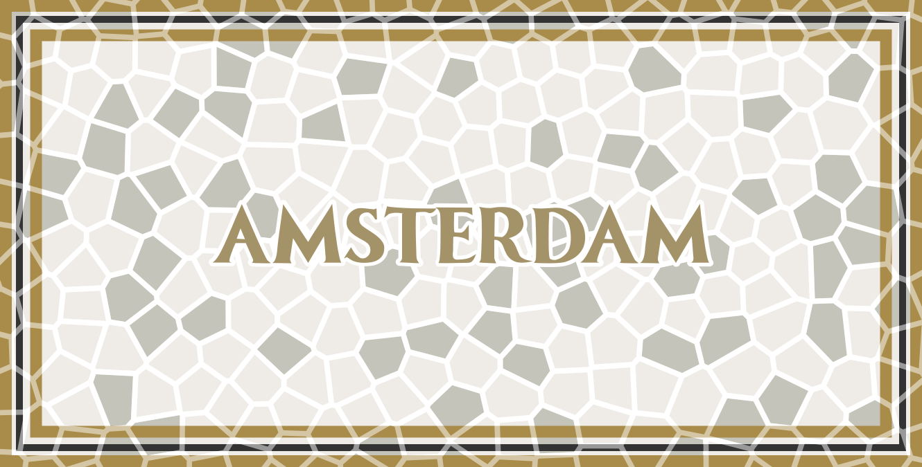Amsterdam mozaiği mozaic pvc halı - TenStickers
