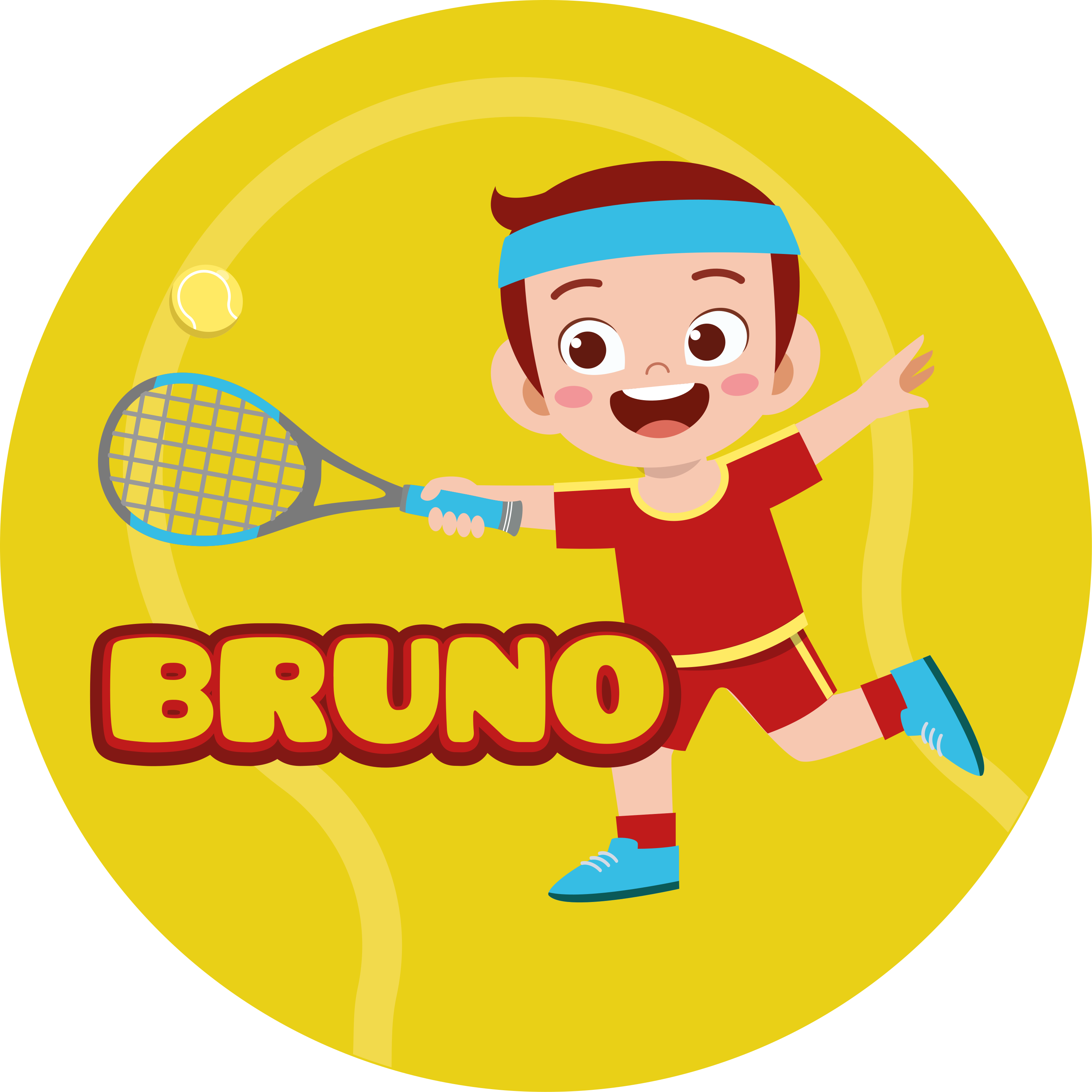 Kişiselleştirilmiş spor isimlerle pvc halı - TenStickers