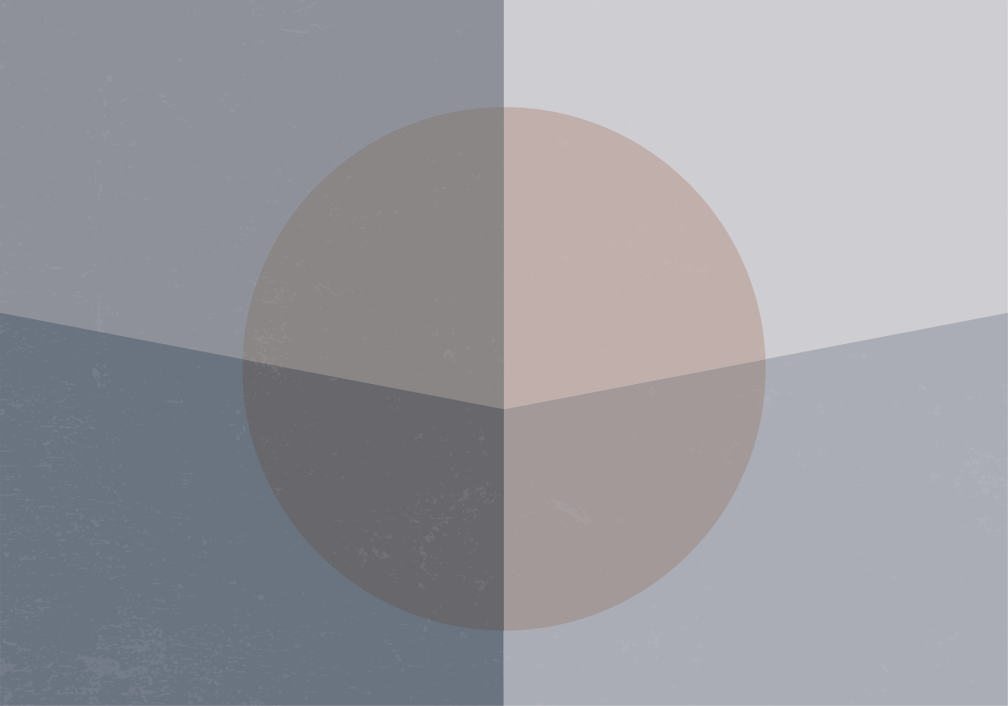 örtüşen daireler geometrik pvc halı - TenStickers