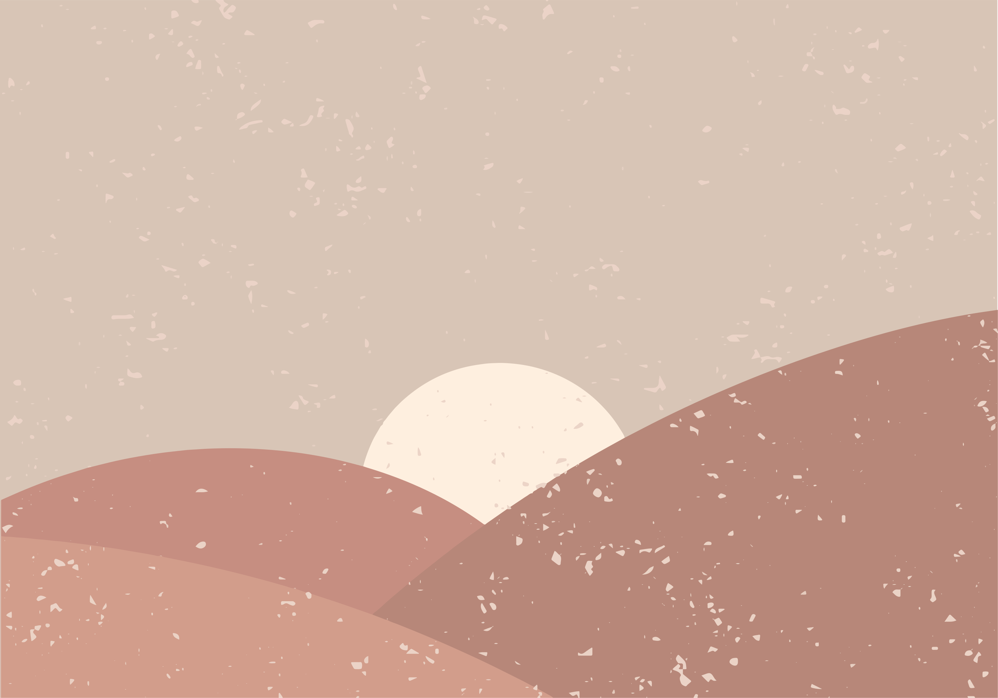 Soyut manzara minimalist pvc halı - TenStickers