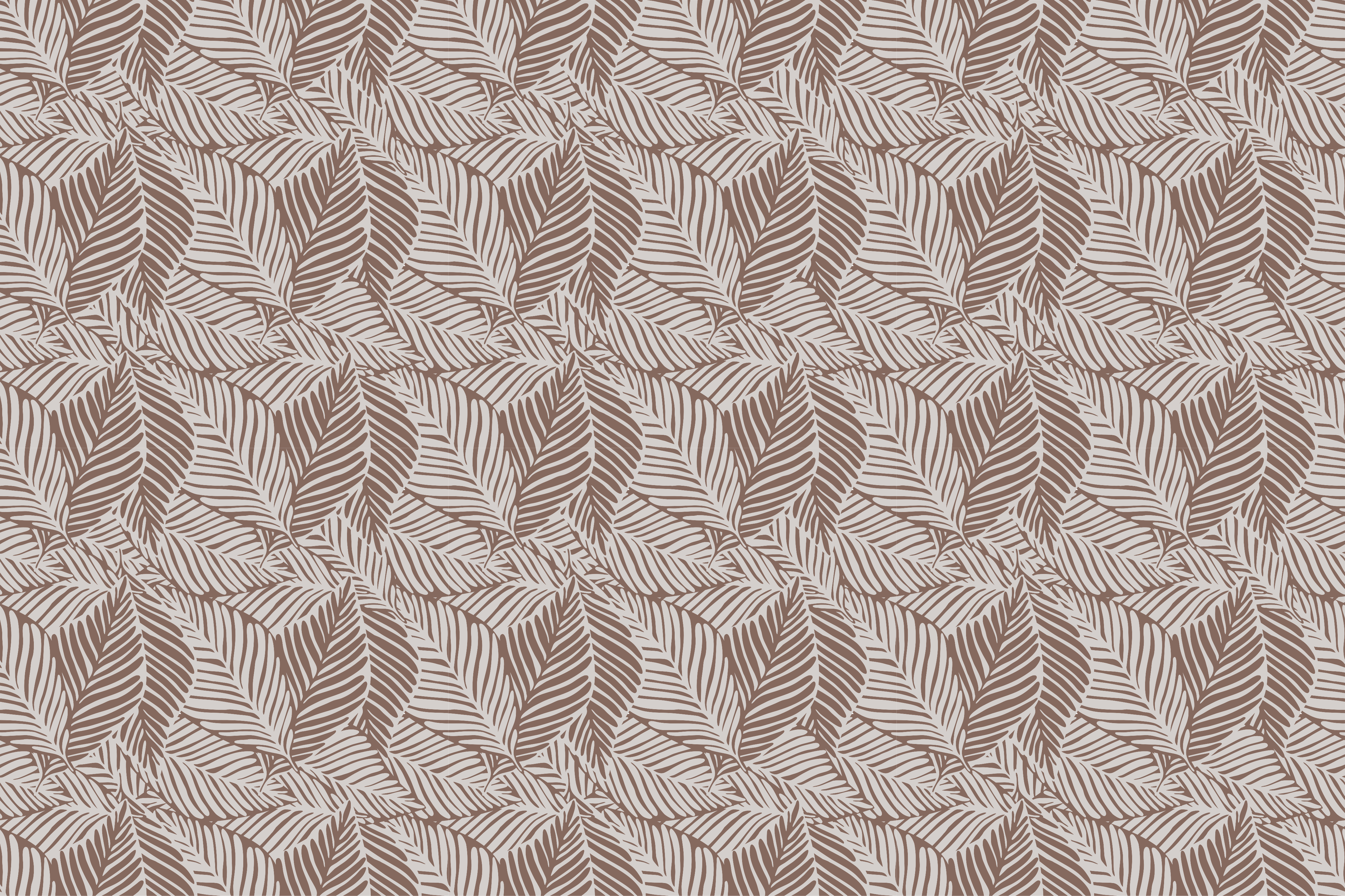 Yaprak desenli yüzey çiçekler ve bitkiler pvc halı - TenStickers