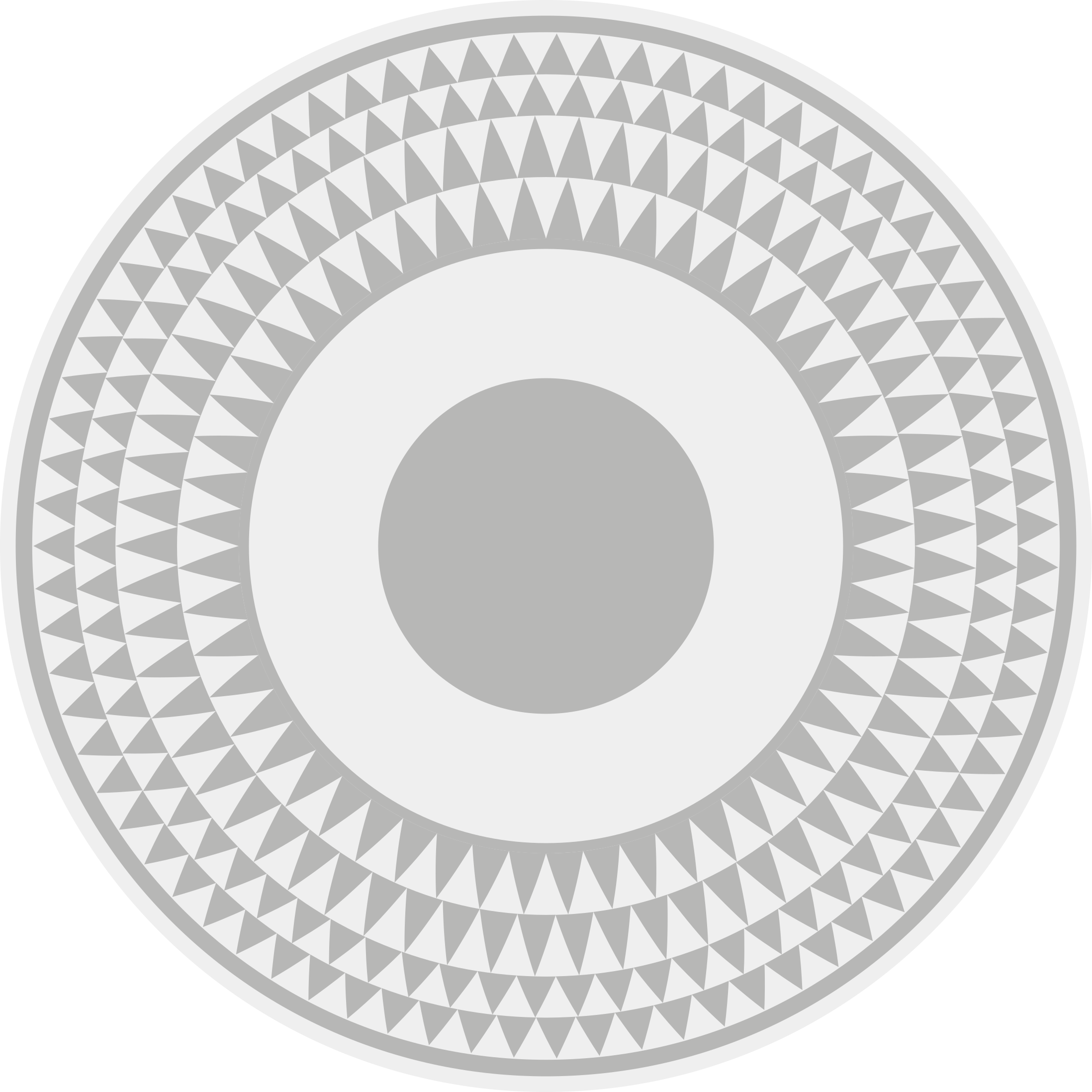 Eşmerkezli daireler deseni geometrik pvc halı - TenStickers