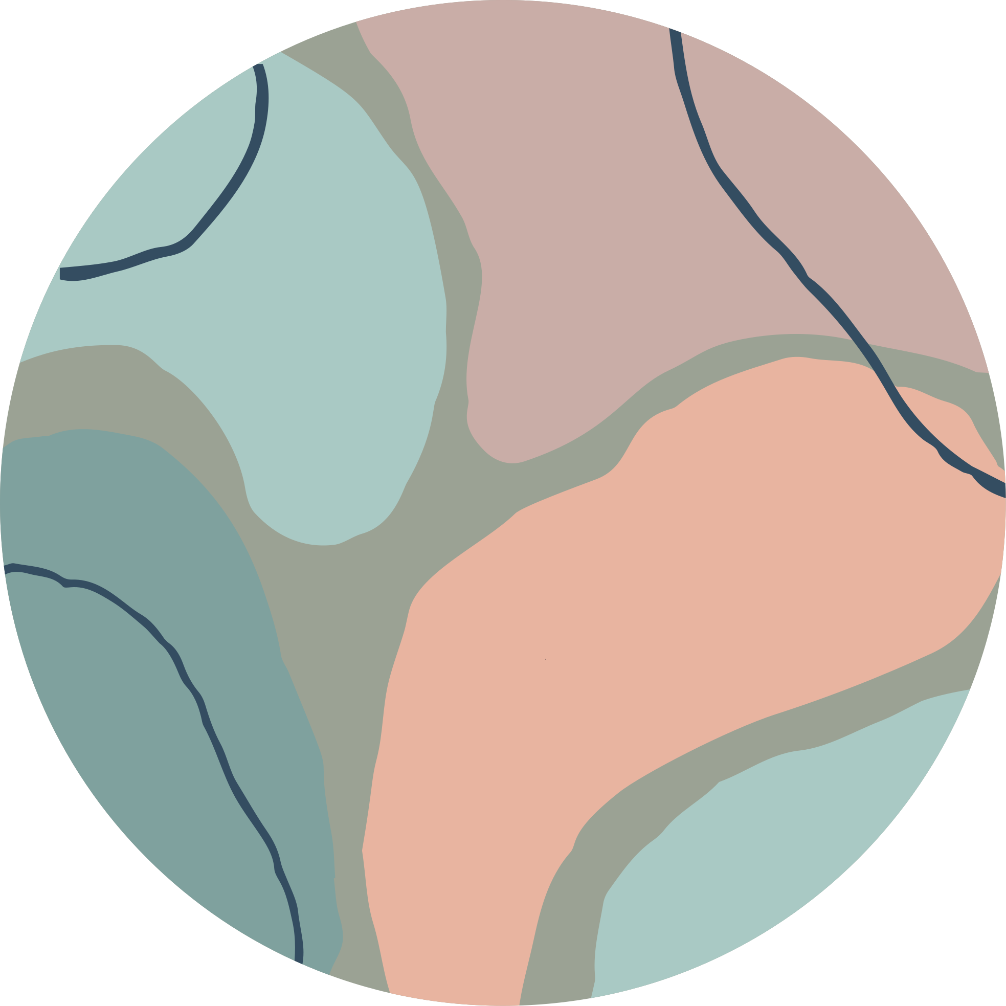 Soyut geometrik şekiller minimalist pvc halı - TenStickers