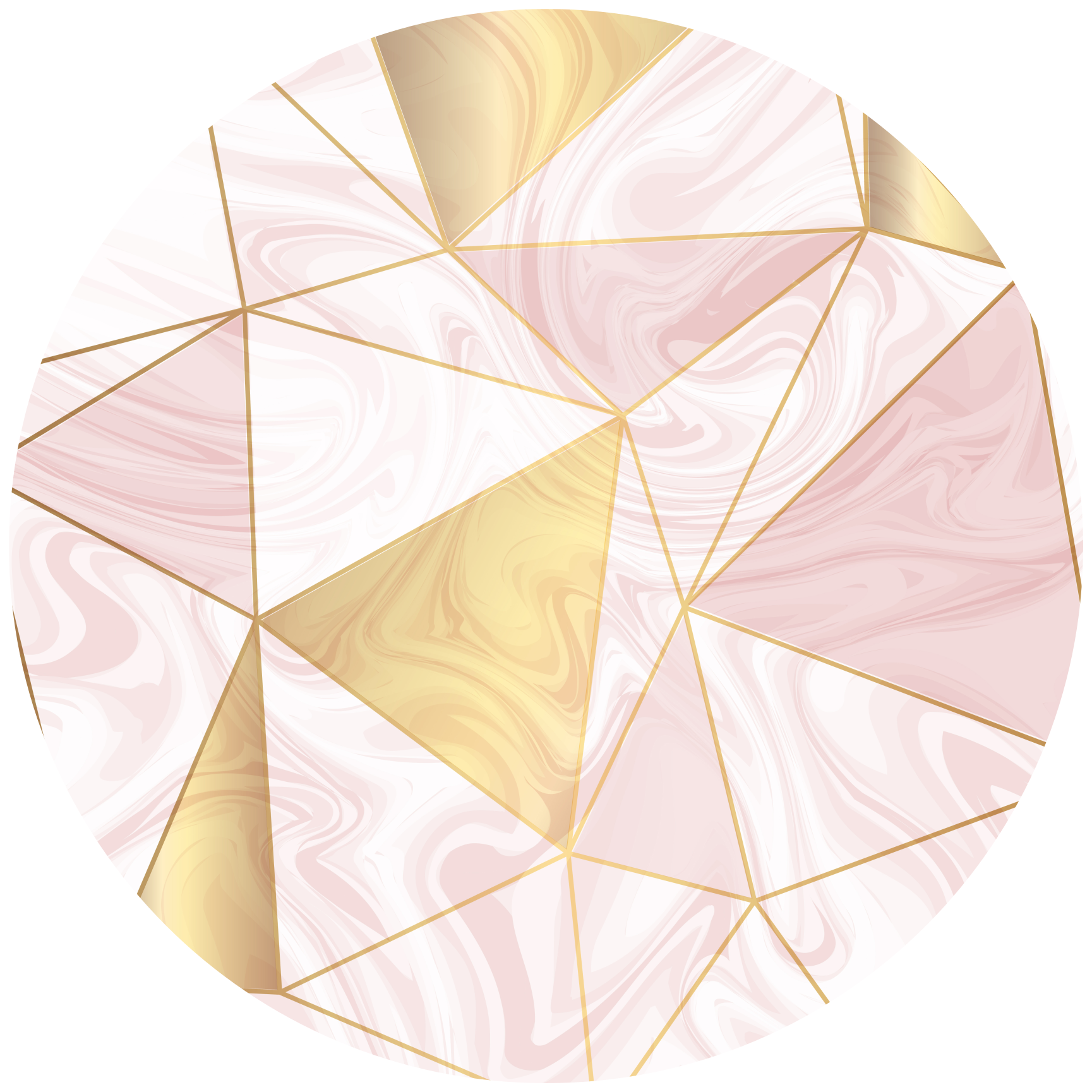 Geometrik pastel mozaik geometrik pvc halı - TenStickers